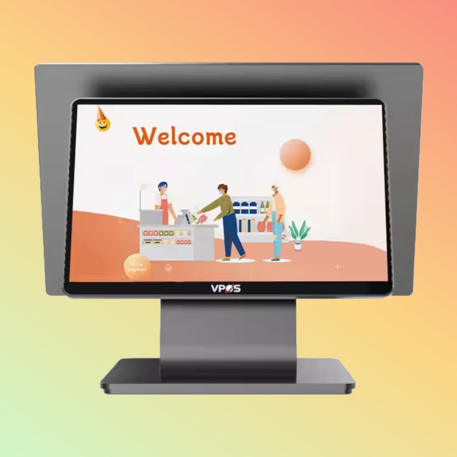 Vpos All - In - One POS System Aluminum Alloy Shell Windows Terminal - NEOTECH