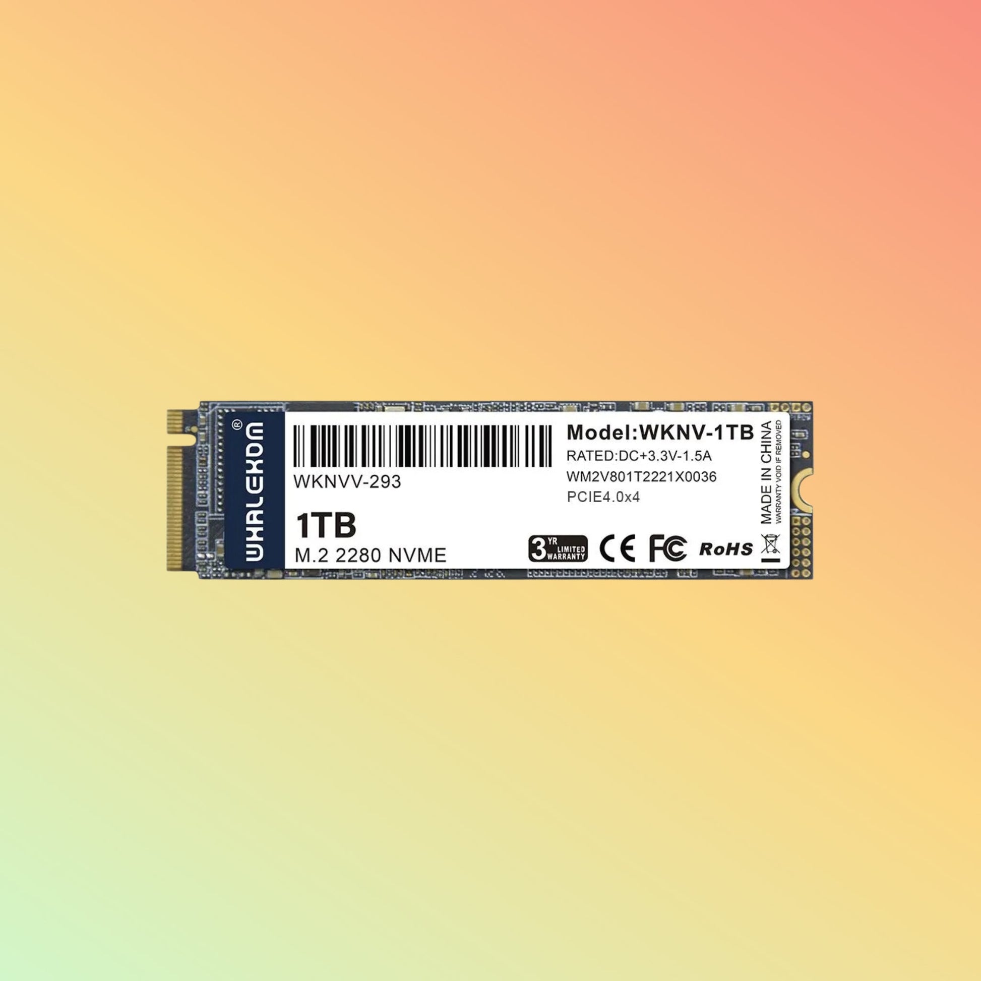 Whalekom M.2 2280 PCIE4.0x4 NVME SSD 1TB - NEOTECH
