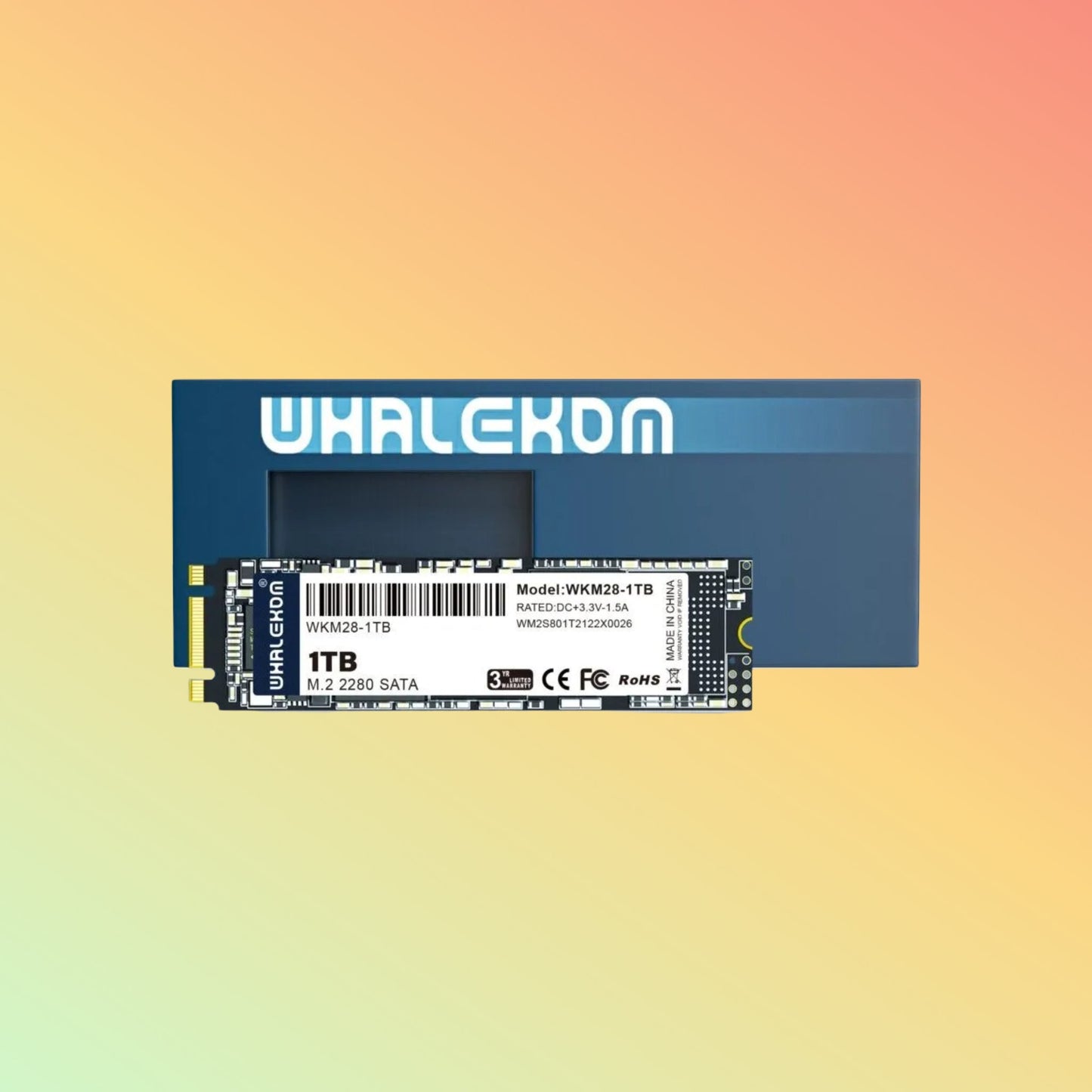 Whalekom WKM28 – M.2 SATA 2280 SSD – 1TB Solid State Drive - NEOTECH