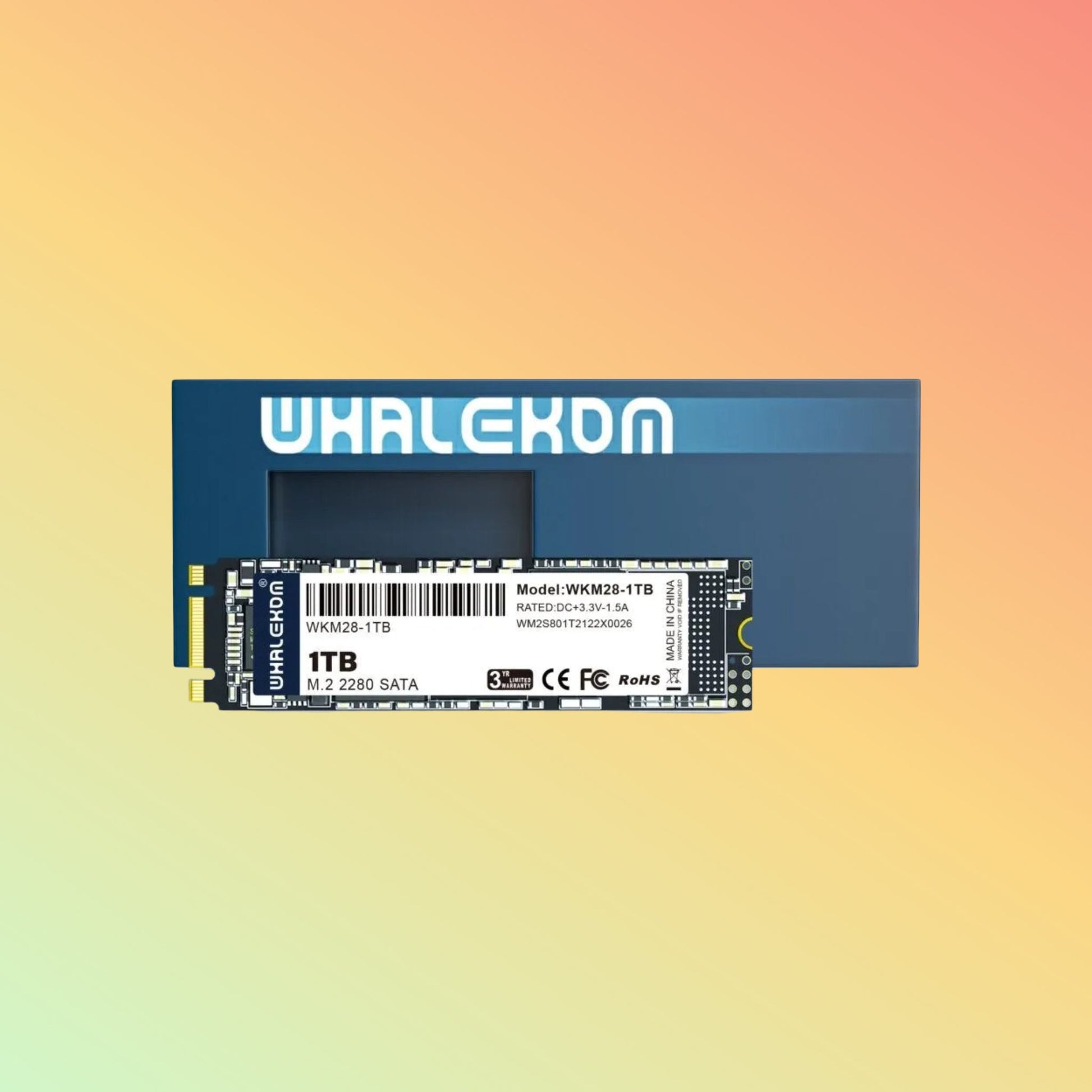 Whalekom WKM28 – M.2 SATA 2280 SSD – 1TB Solid State Drive - NEOTECH