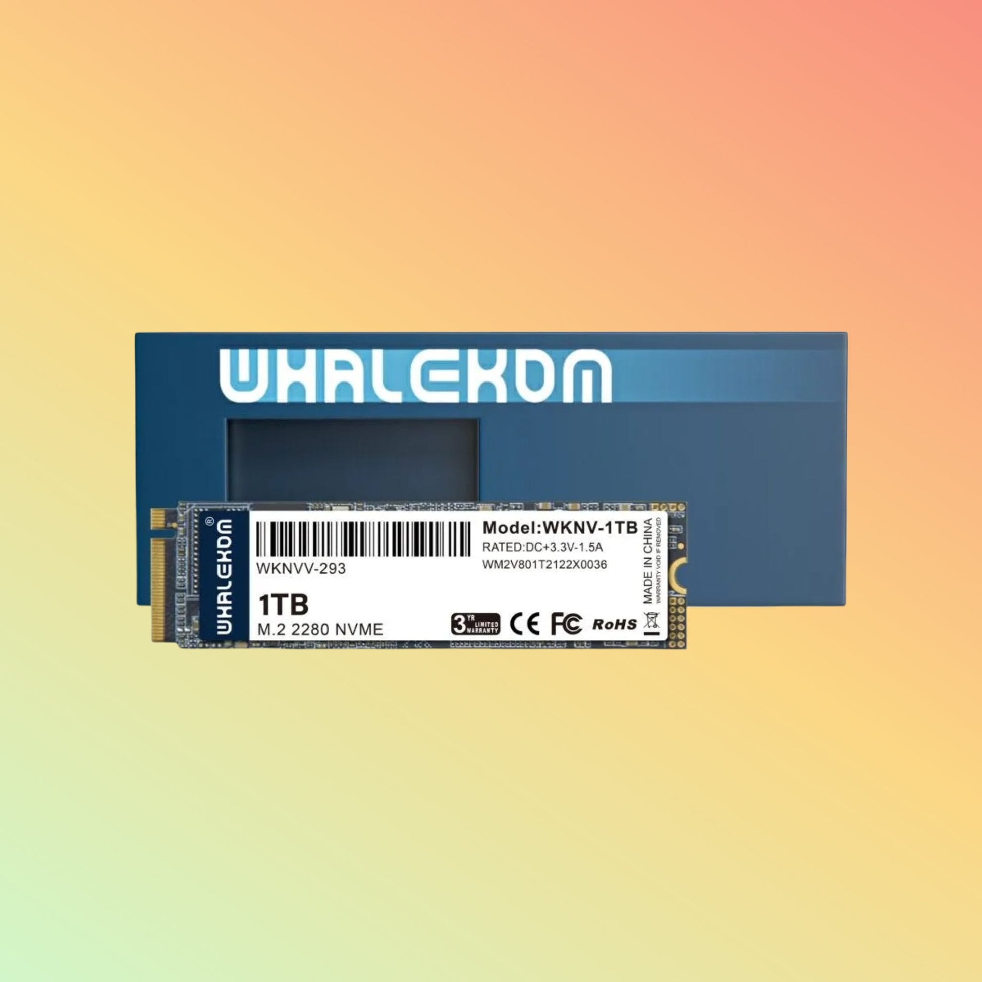 Whalekom WKNV - 1TB M.2 PCIe NVMe SSD – 1TB Solid State Drive - NEOTECH