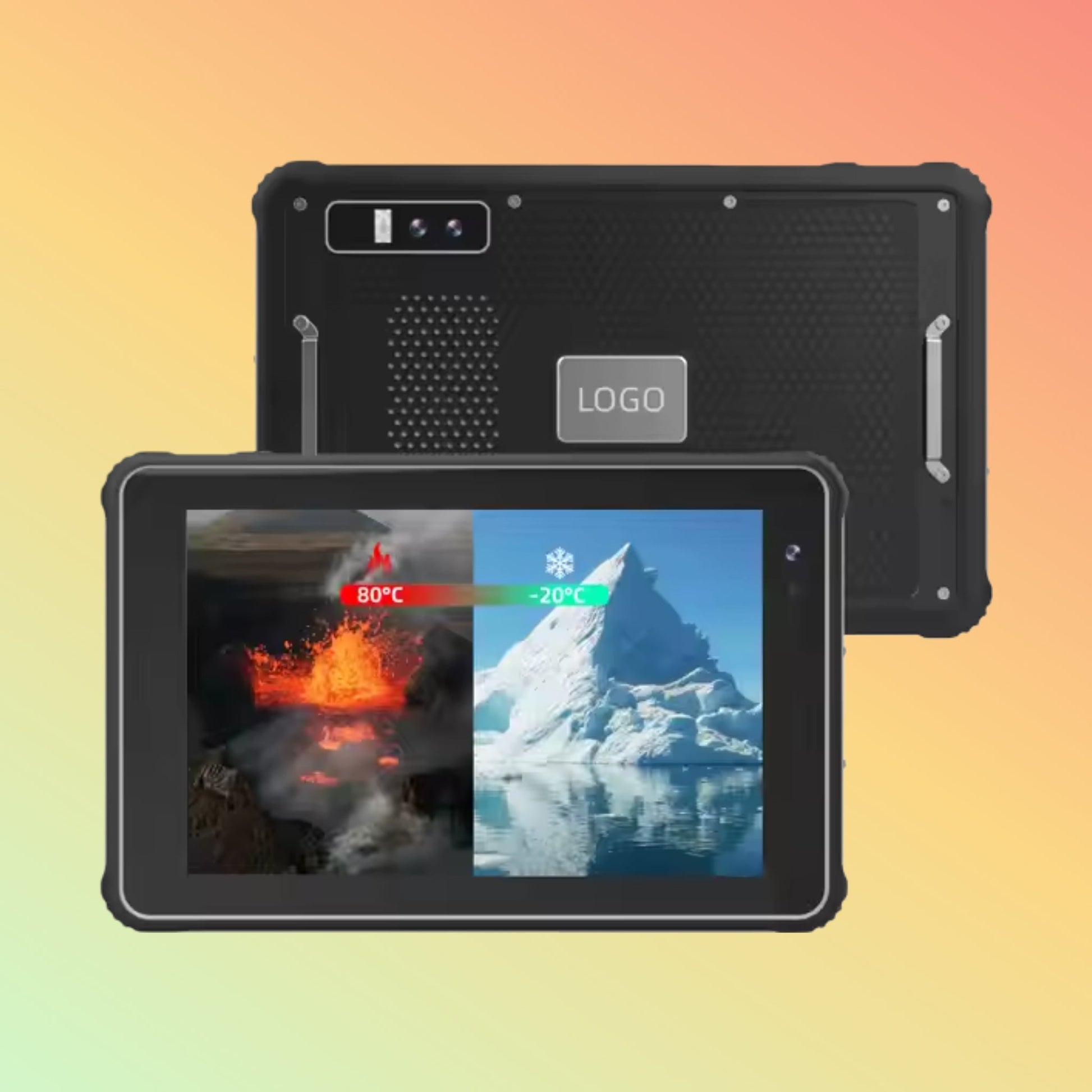Wholesale OEM H8 8 - Inch Android Octa Core Dual Sim Rugged LTE Tablet with Fingerprint Wifi 5G Stand Holder for Industrial Use - NEOTECH