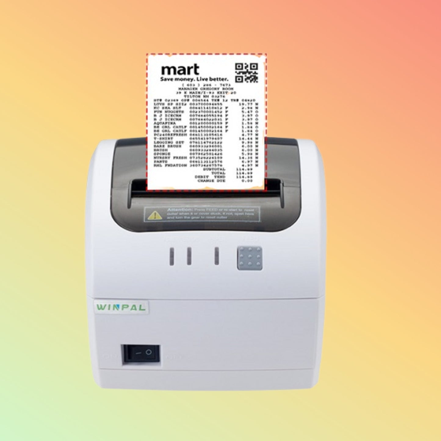 Winpal WP260W & WP300W 3″ Thermal Receipt Printer - NEOTECH
