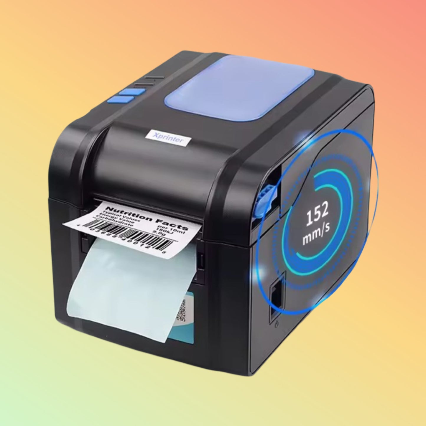 Xprinter XP - 370B Label Printer | 203dpi | 152mm/s | USB & LAN - NEOTECH