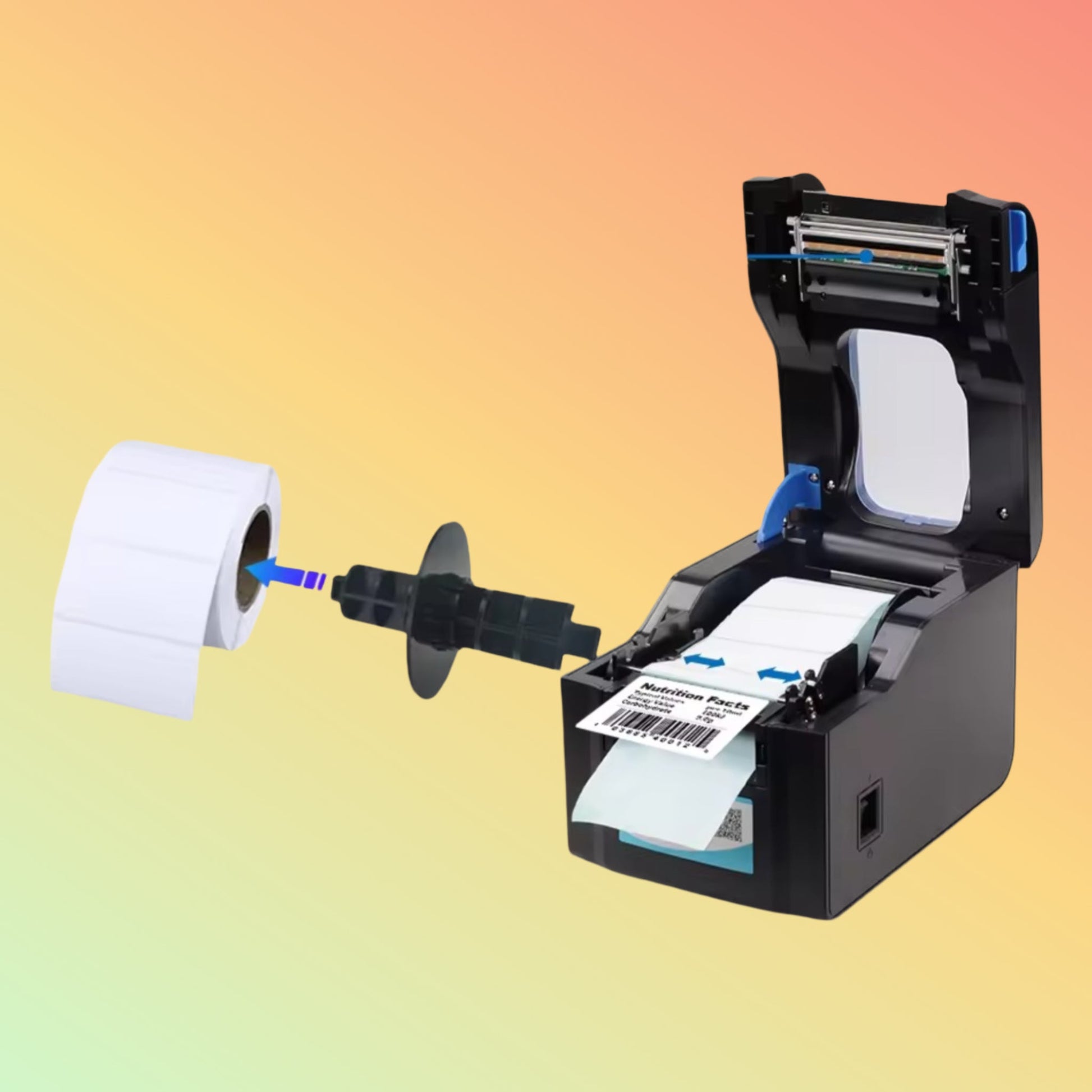 Xprinter XP - 370B Label Printer | 203dpi | 152mm/s | USB & LAN - NEOTECH