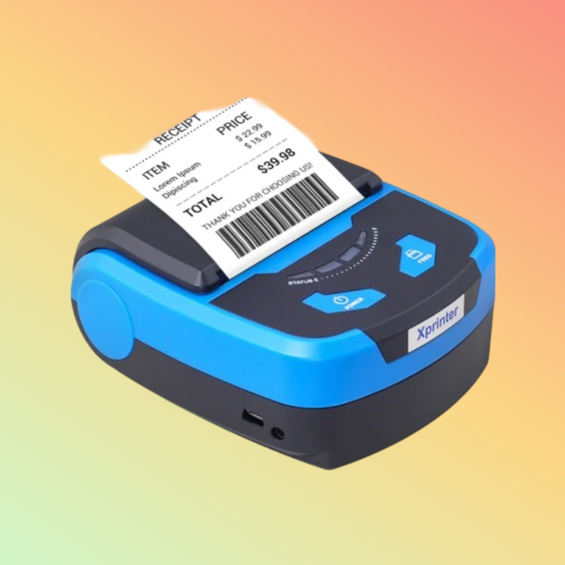 Lightweight Handheld Receipt Printer for Delivery Use Dubai