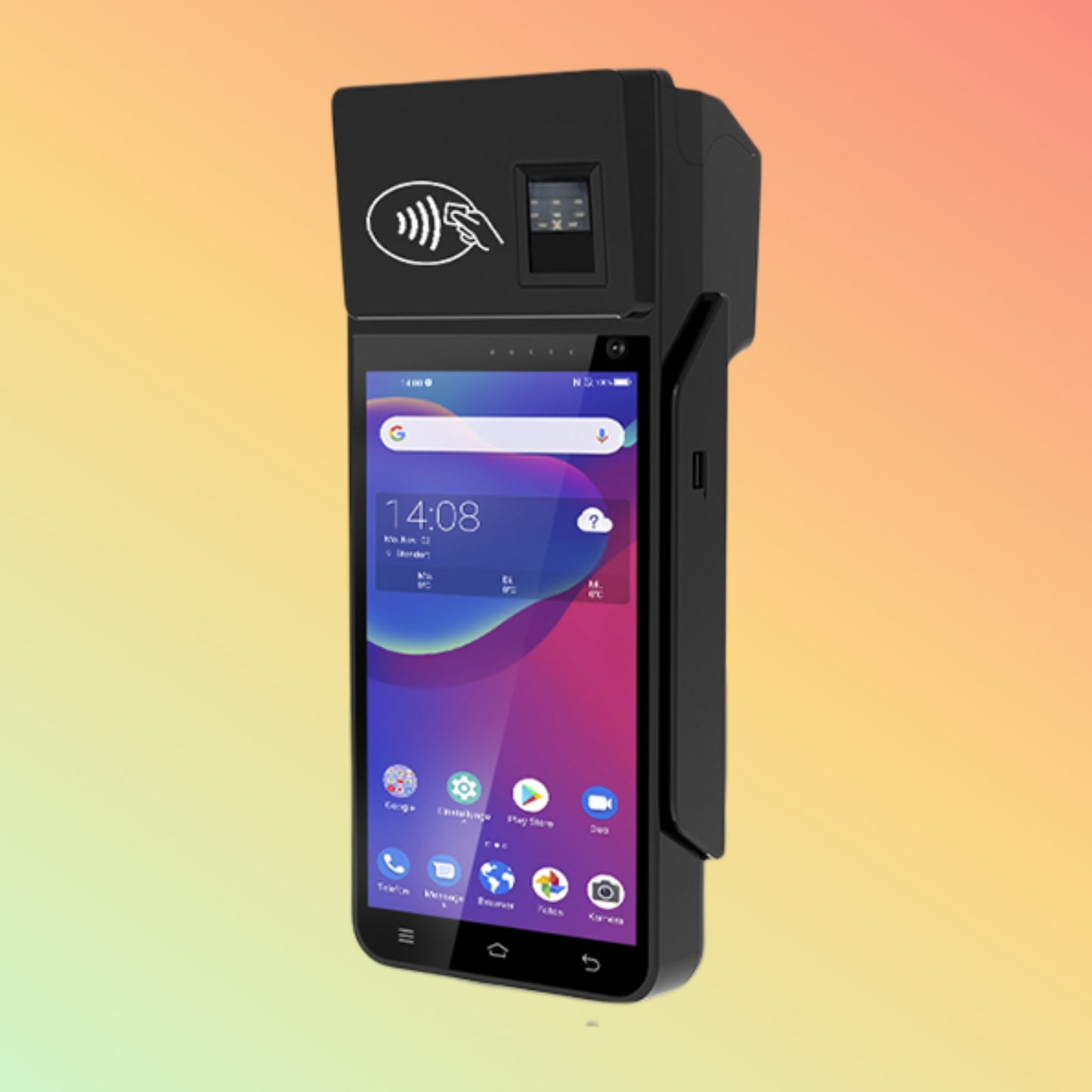 Zcs Z90N Fingerprint Touch Sreen Pos With Printer - NEOTECH