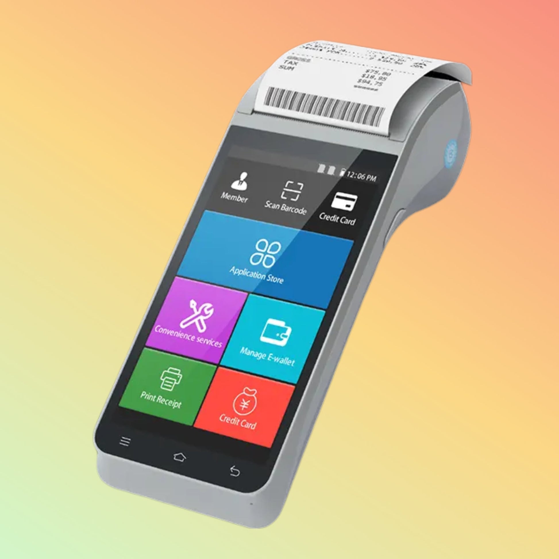 Zcs Z91 NFC Barcode Printer Android POS - NEOTECH