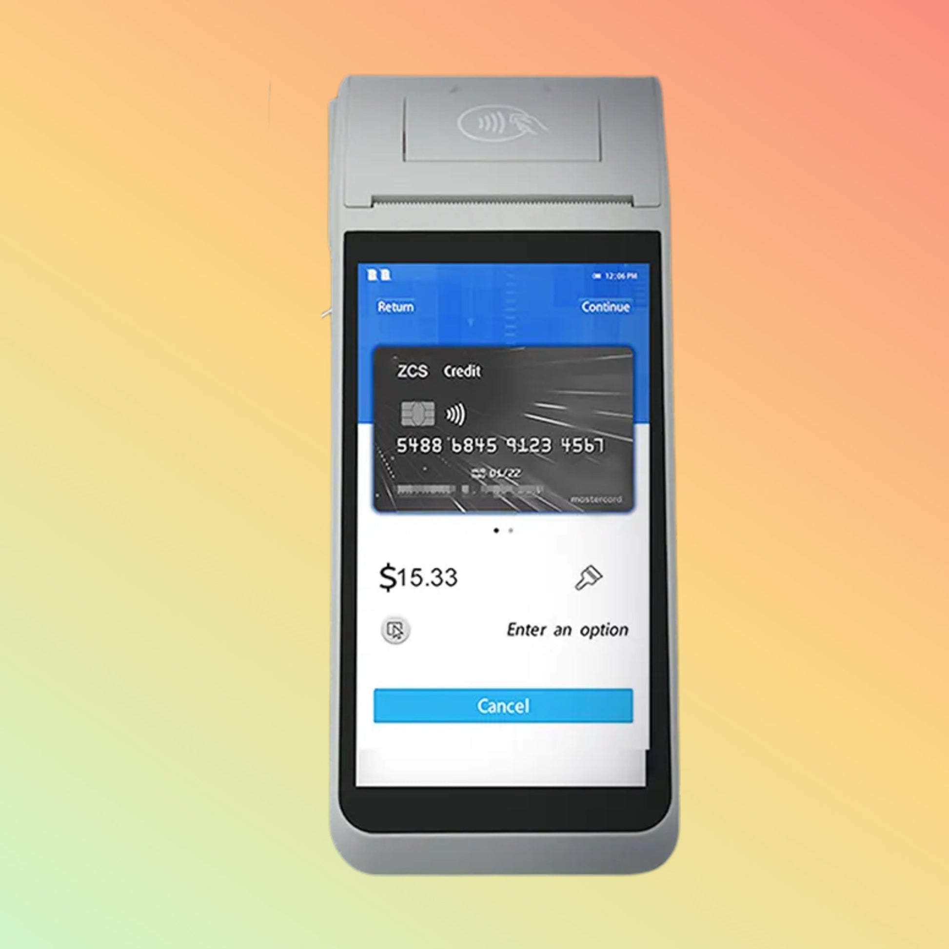 Zcs Z91 NFC Barcode Printer Android POS - NEOTECH