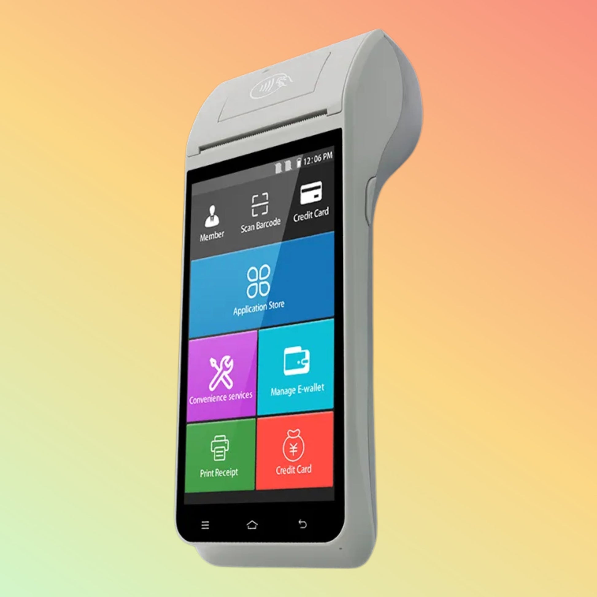 Zcs Z91 NFC Barcode Printer Android POS - NEOTECH