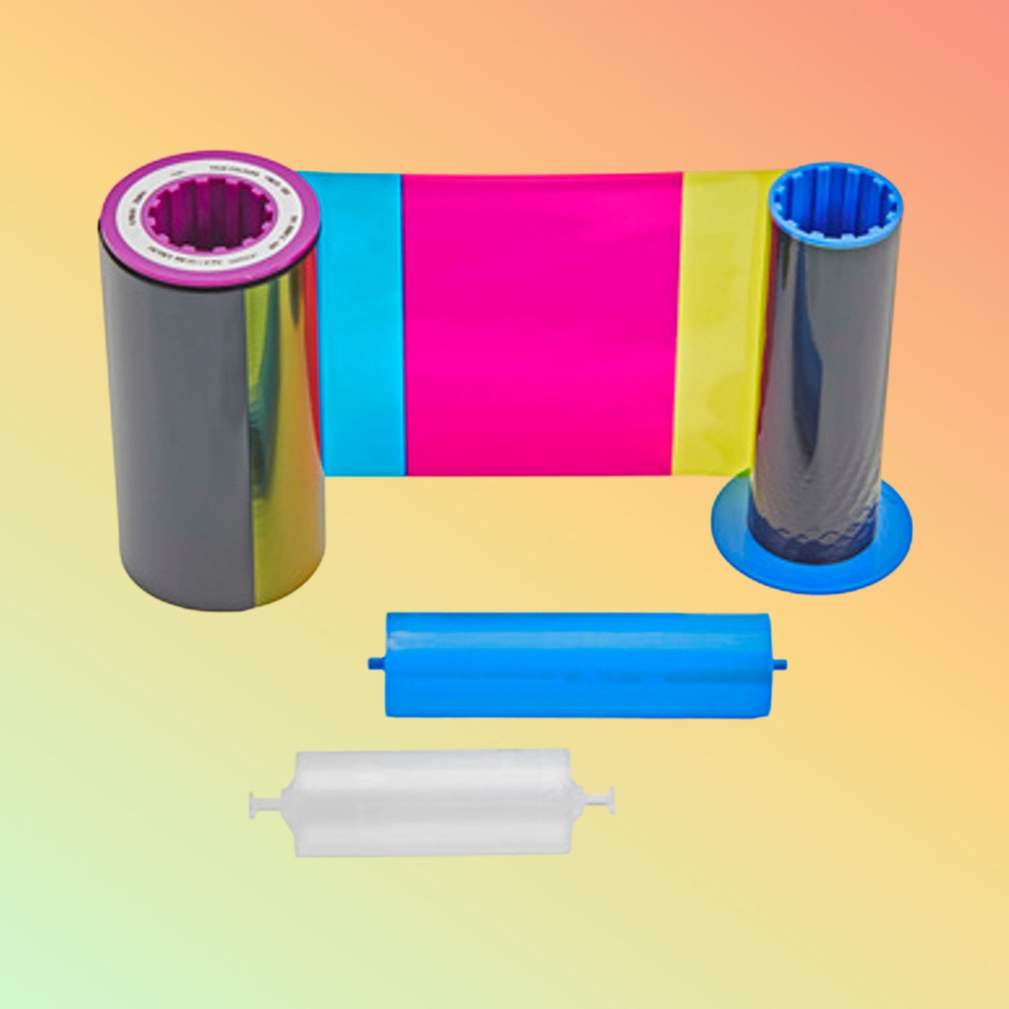 Zebra 800012 - 445 ID Card Ribbon - High - Quality Full - Color Printing - NEOTECH