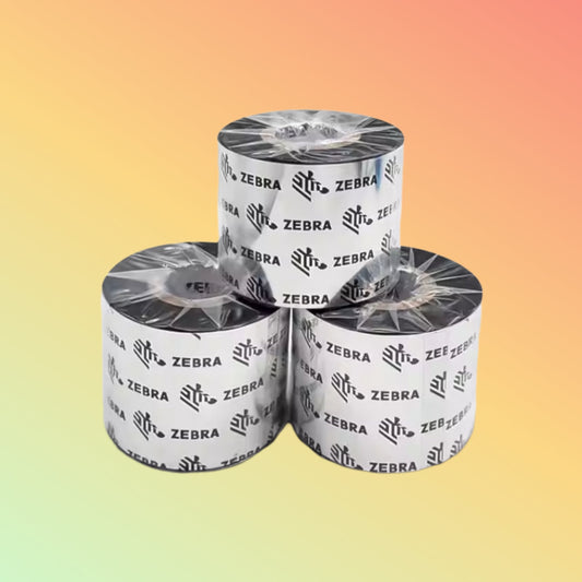 Zebra Wax Ribbon Thermal Transfer Gig Core Ribbon 110mm x 300m - NEOTECH