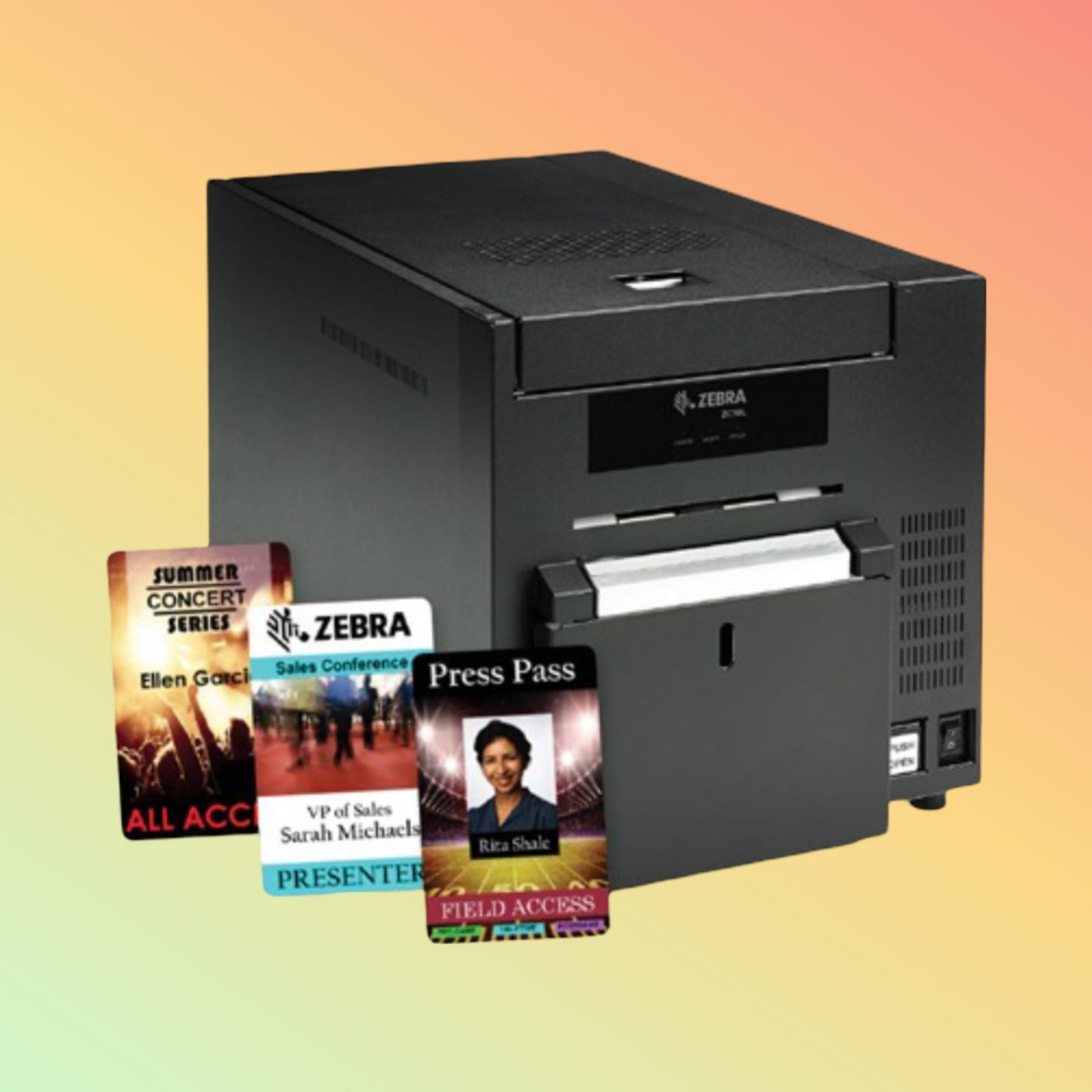 Zebra ZC10L Large - format Card Printer | Ultimate Event Badge Printer - NEOTECH