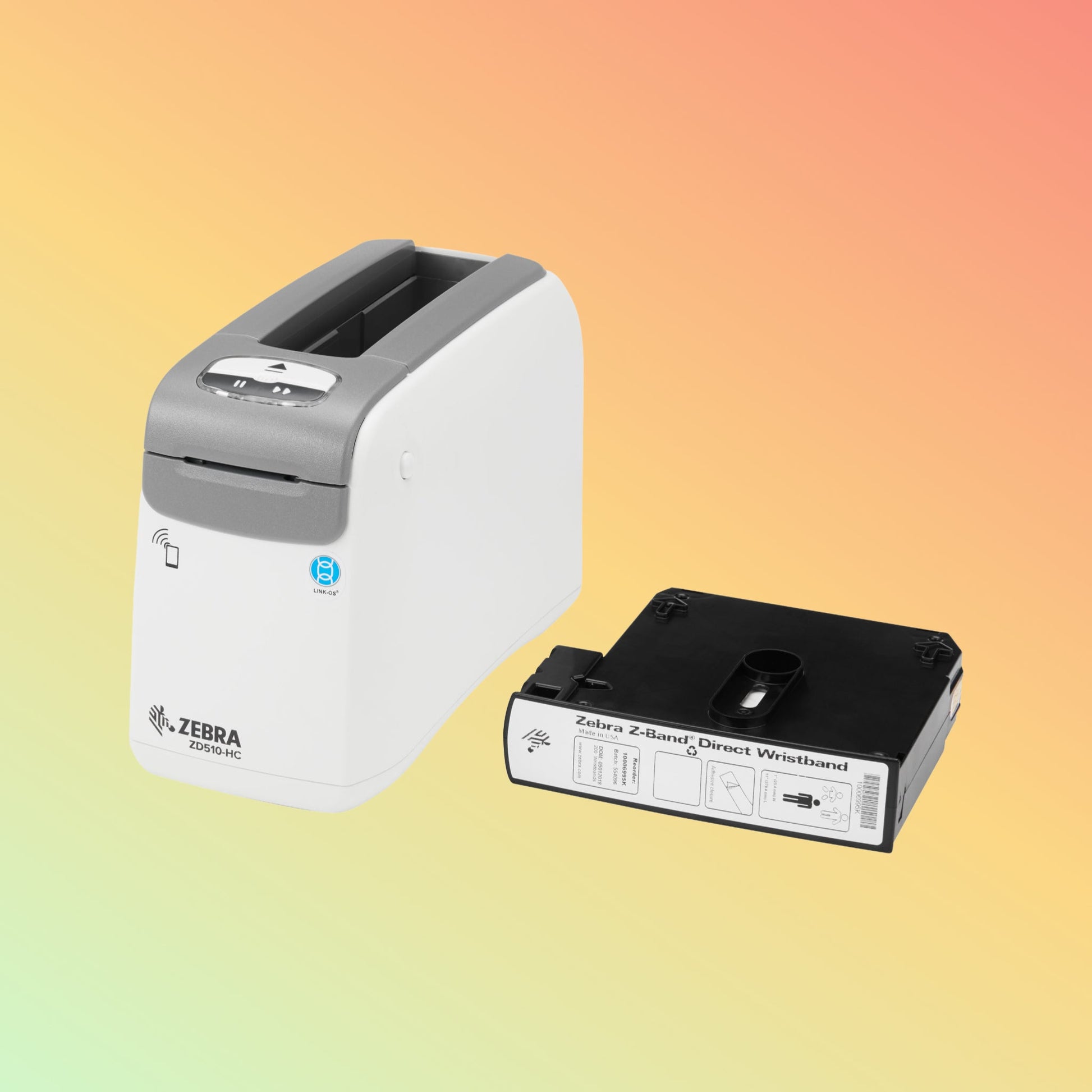 Zebra ZD510 HC Wristband Printer, 300DPI, USB, Replaces HC100 - NEOTECH