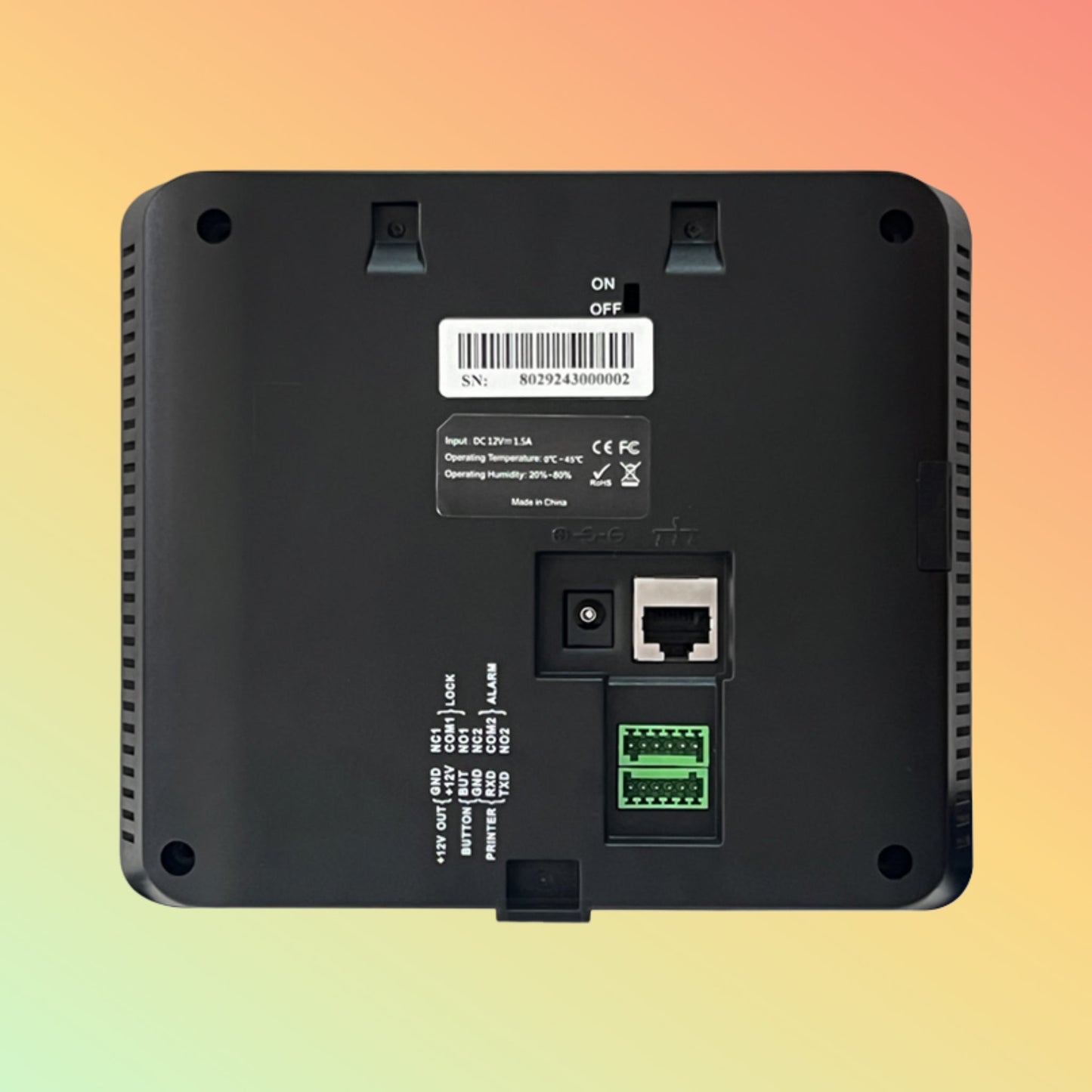 ZKTeco FA210 Face & Fingerprint Attendance Terminal - NEOTECH