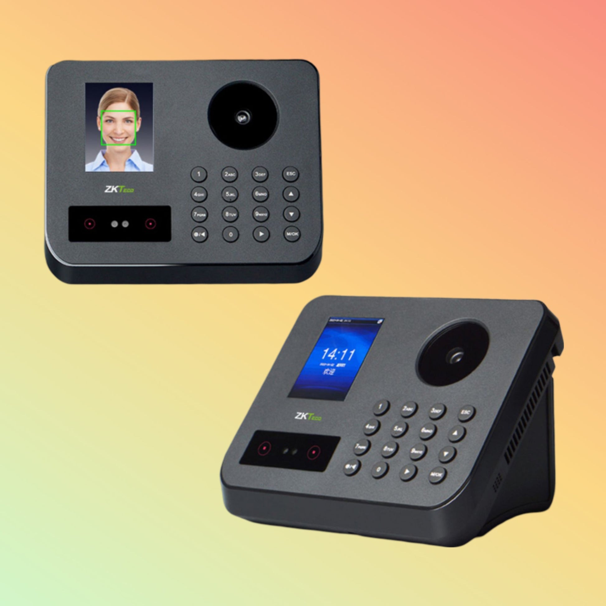 ZKTeco P300 Biometric Time Attendance | Face, Palm, Fingerprint - NEOTECH