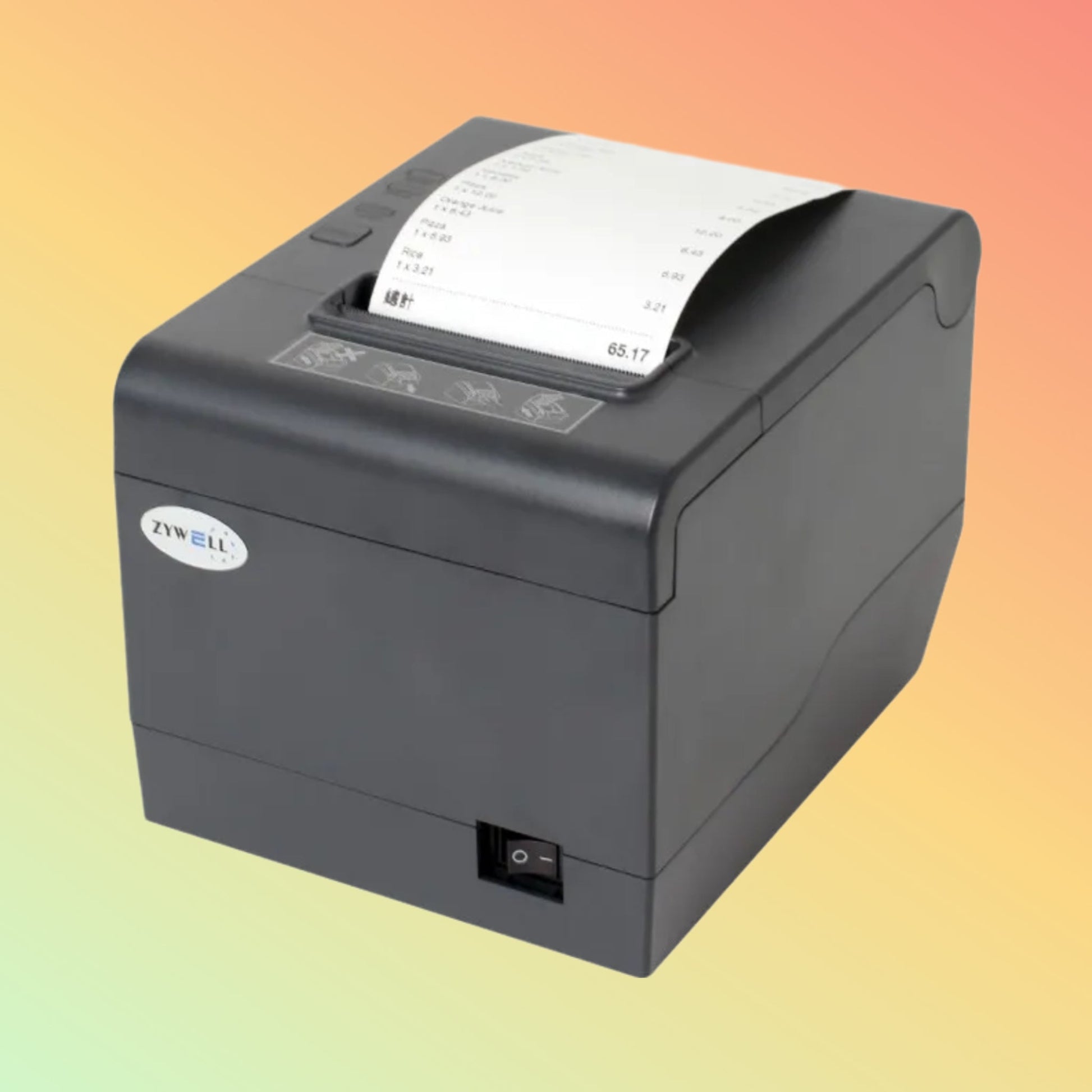 ZYWELL Androis IOS Printer 80mm Thermal Receipt Printer for Pad Laptop ZY808 Billing Printer Machine Desktop 80 Receipt Printer - NEOTECH