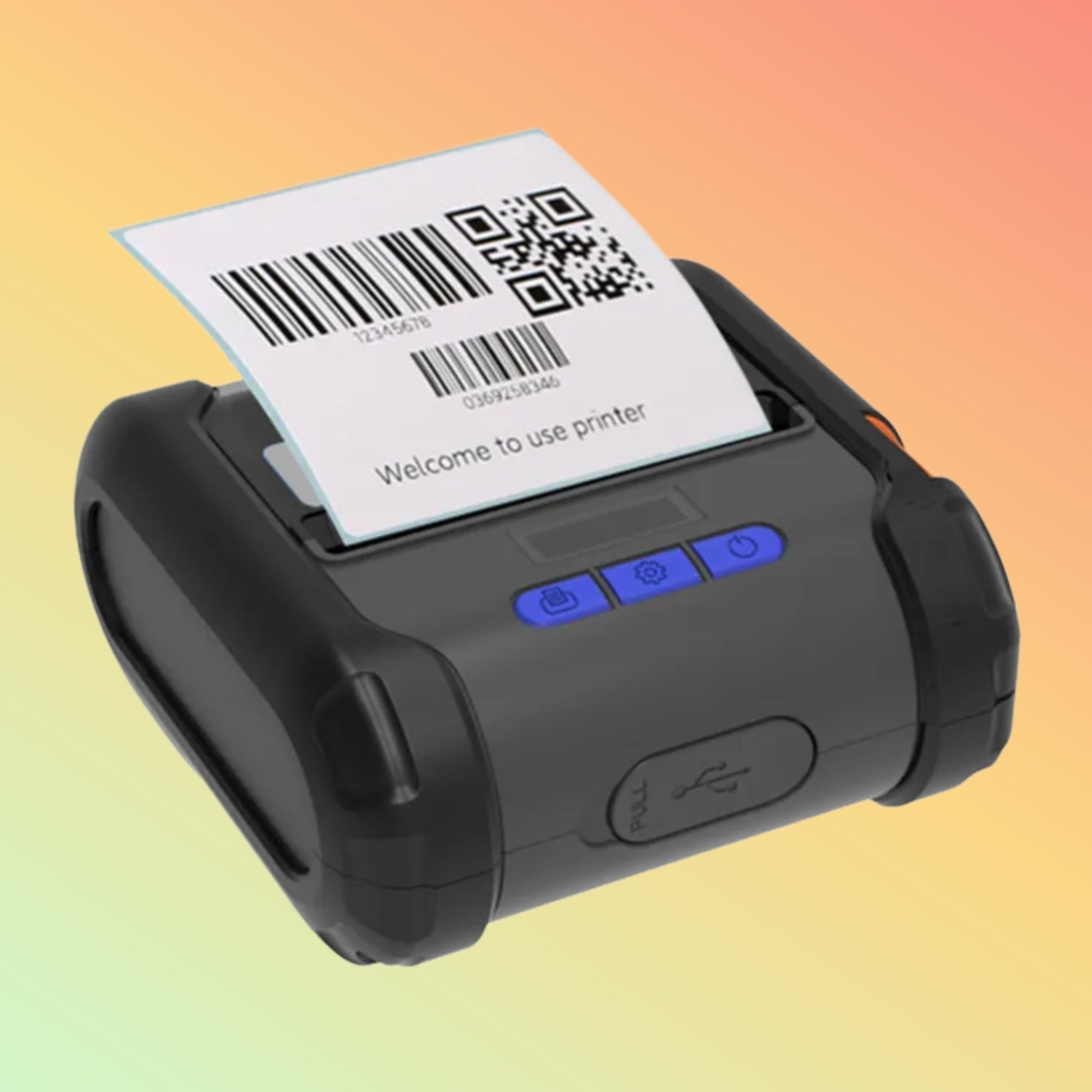ZYWELL ZM04 Portable barcode label printer - NEOTECH
