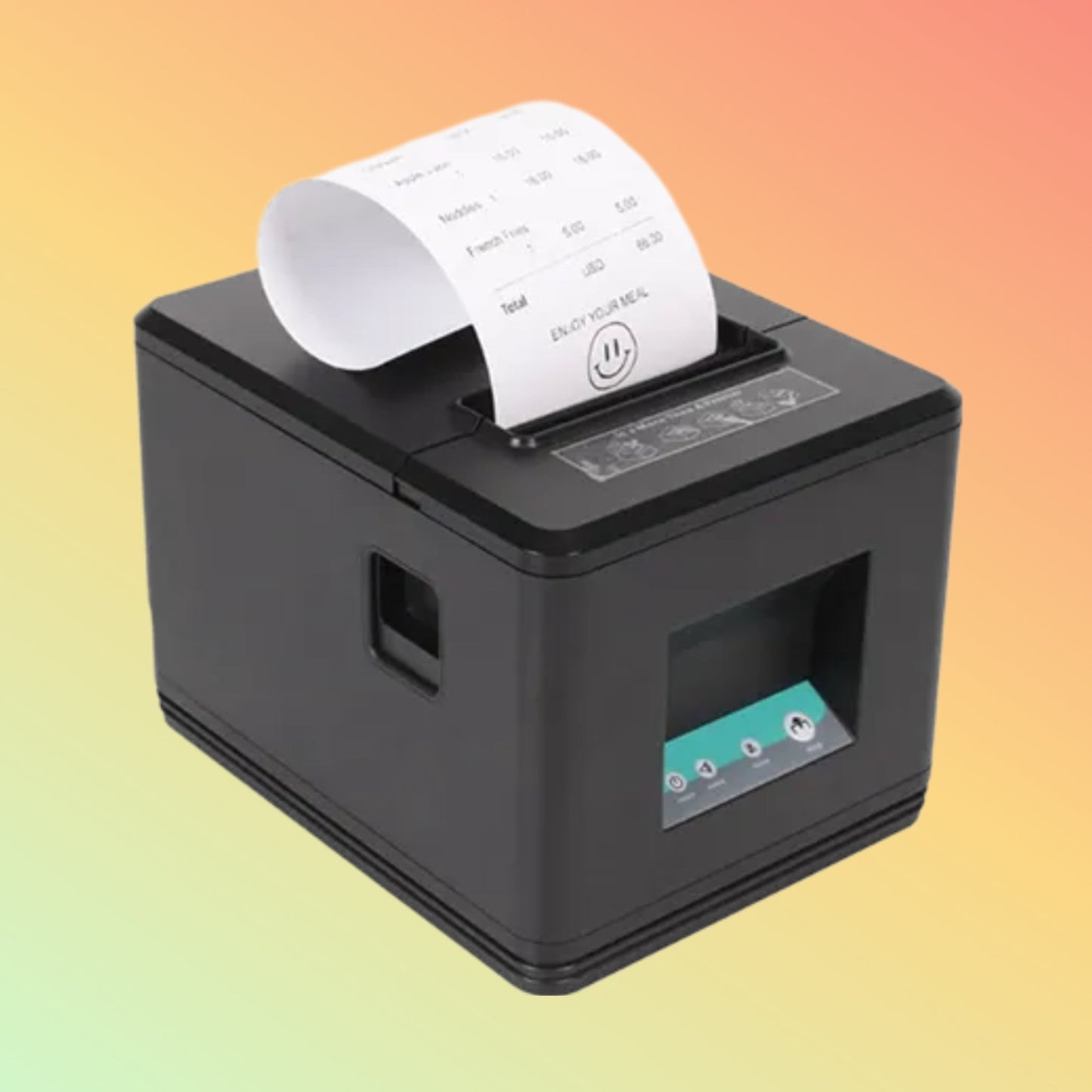 Zywell ZY907 POS printer in retail store Dubai