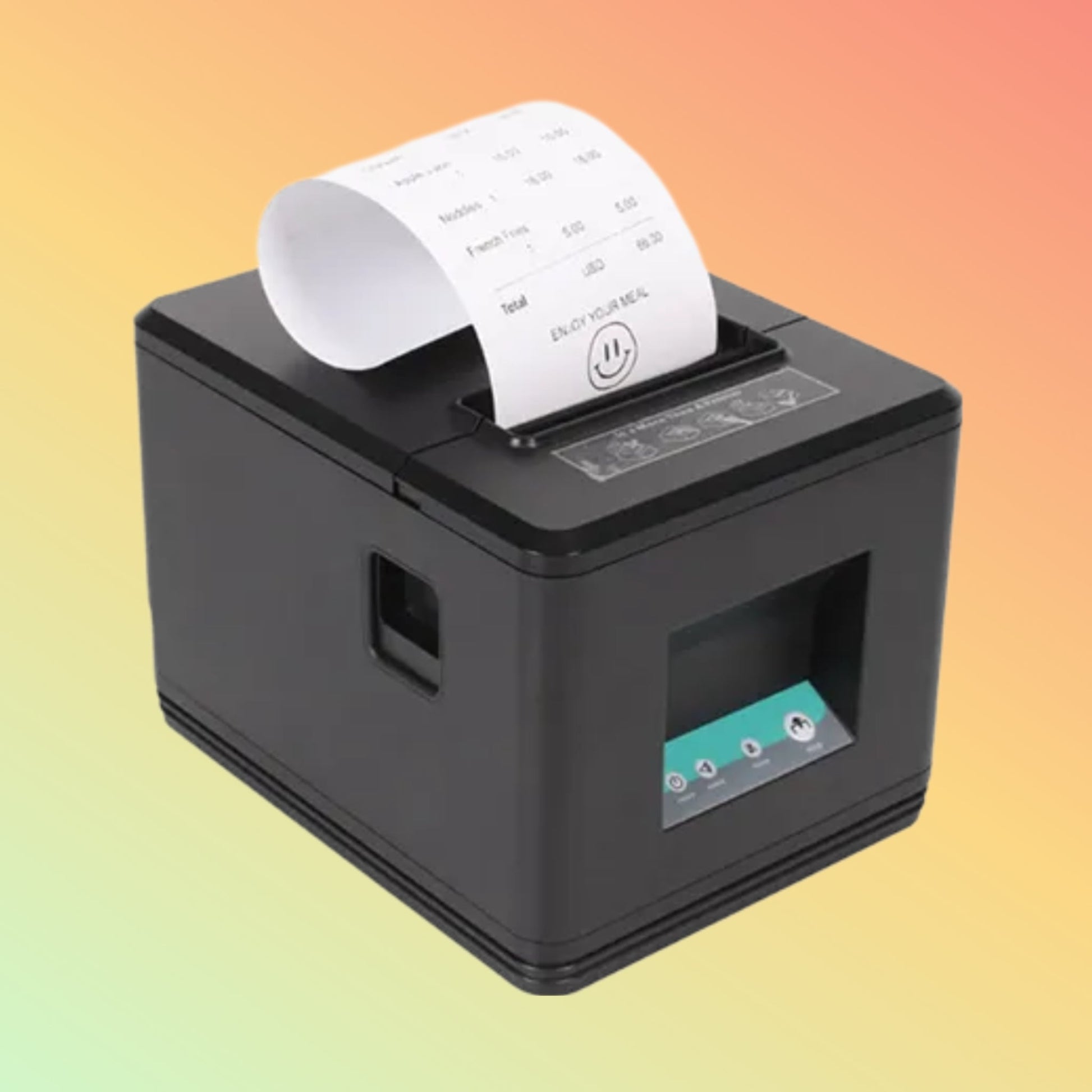 Zywell ZY907 POS printer in retail store Dubai