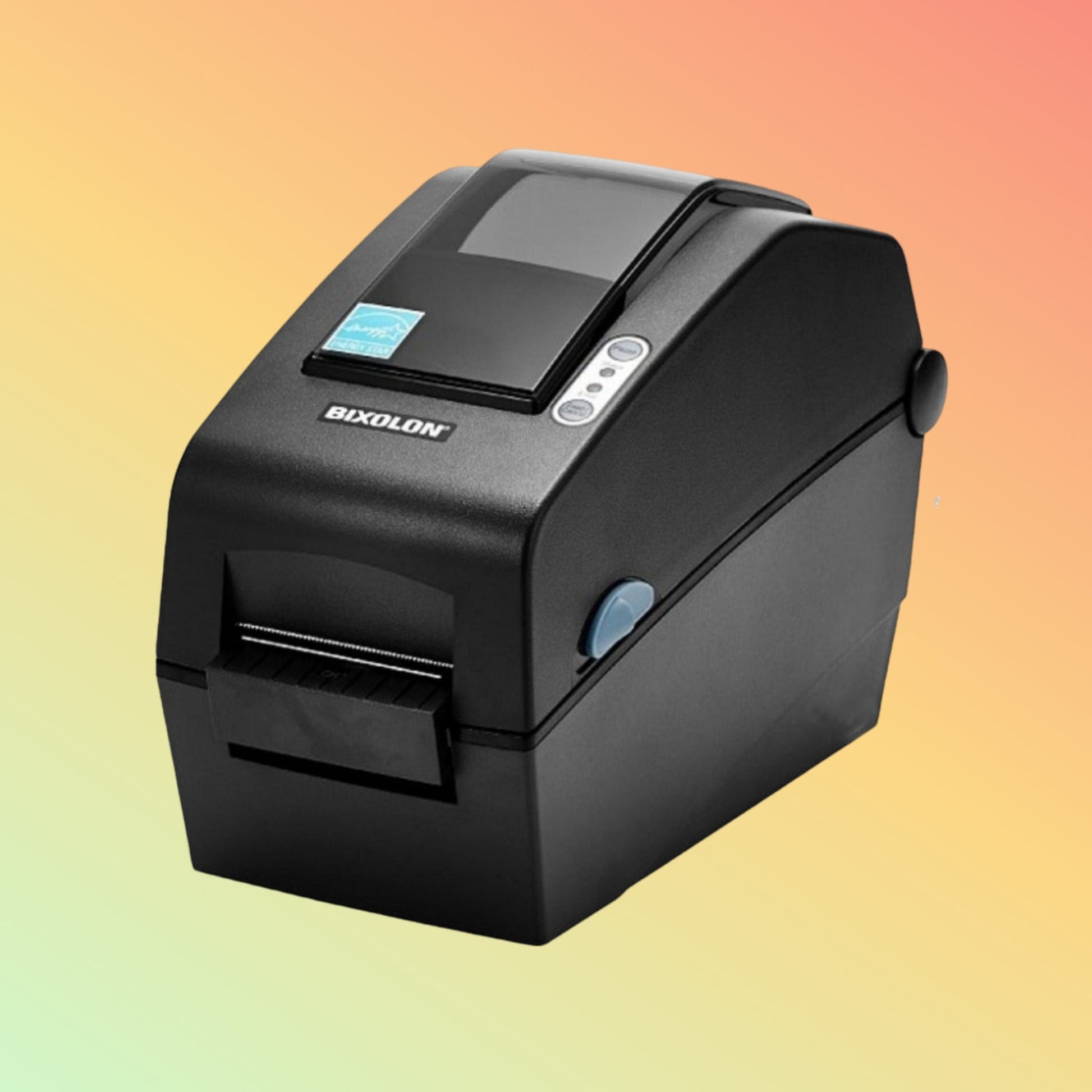 "Efficient SLP-D220 Bixolon printer with USB and serial connectivity, optional Ethernet, perfect for seamless business operations."