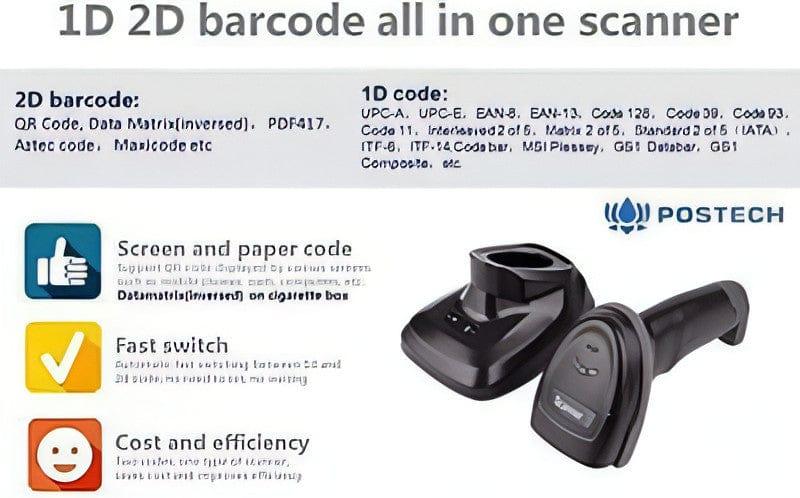Barcode Scanner - Postech PT-R3890 Wireless - Neotech
