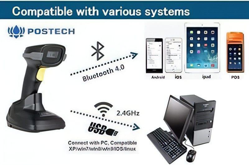 Barcode Scanner - Postech PT-R3890 Wireless - Neotech