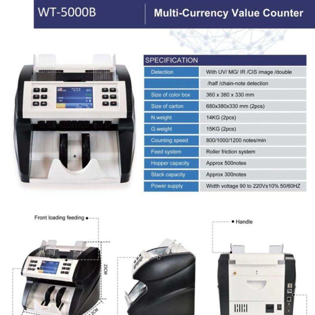Bill Counter - Postech PT-R5000C Mix Value - Neotech