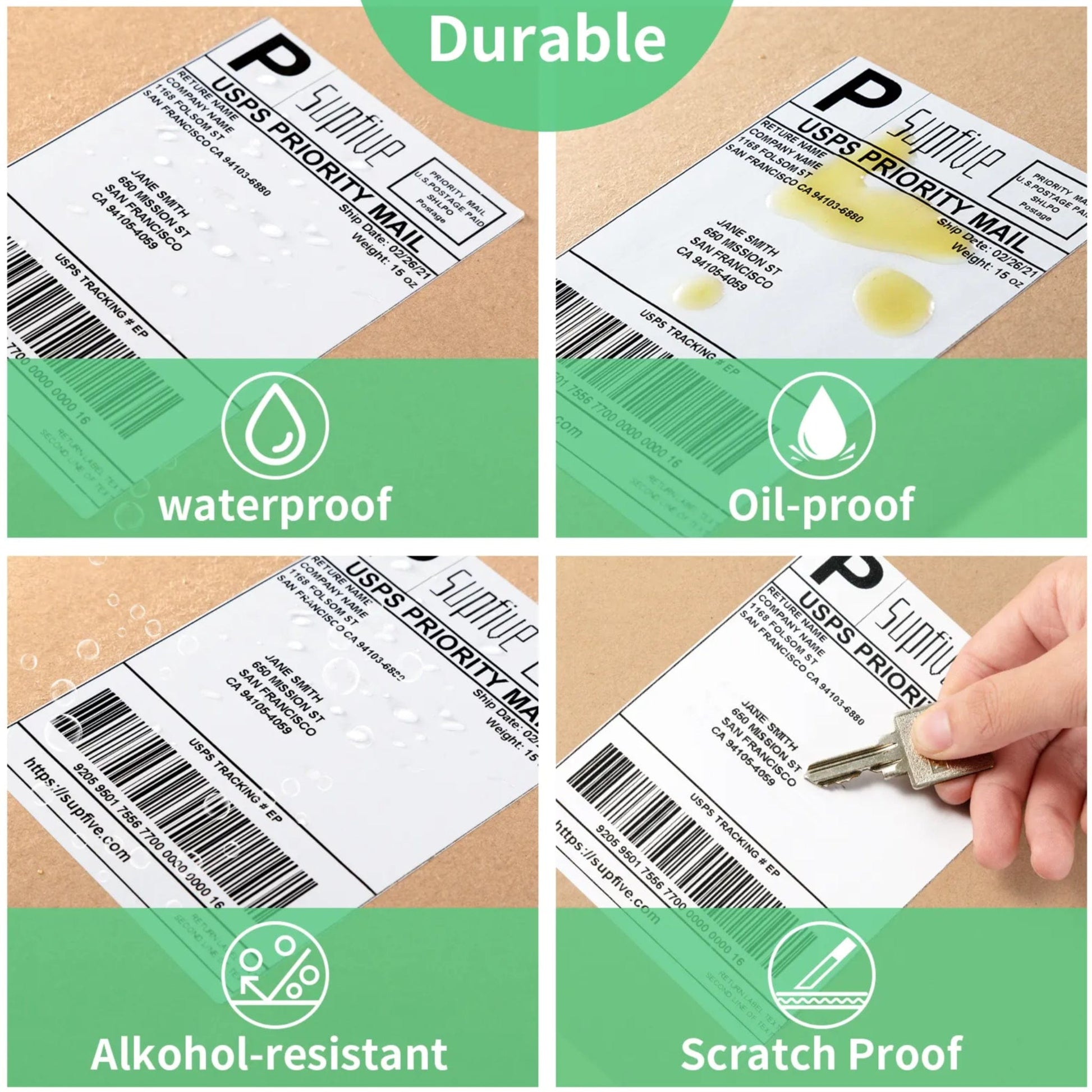 Fanfold Thermal Labels - 4 x 6 (1000 Labels) - Neotech