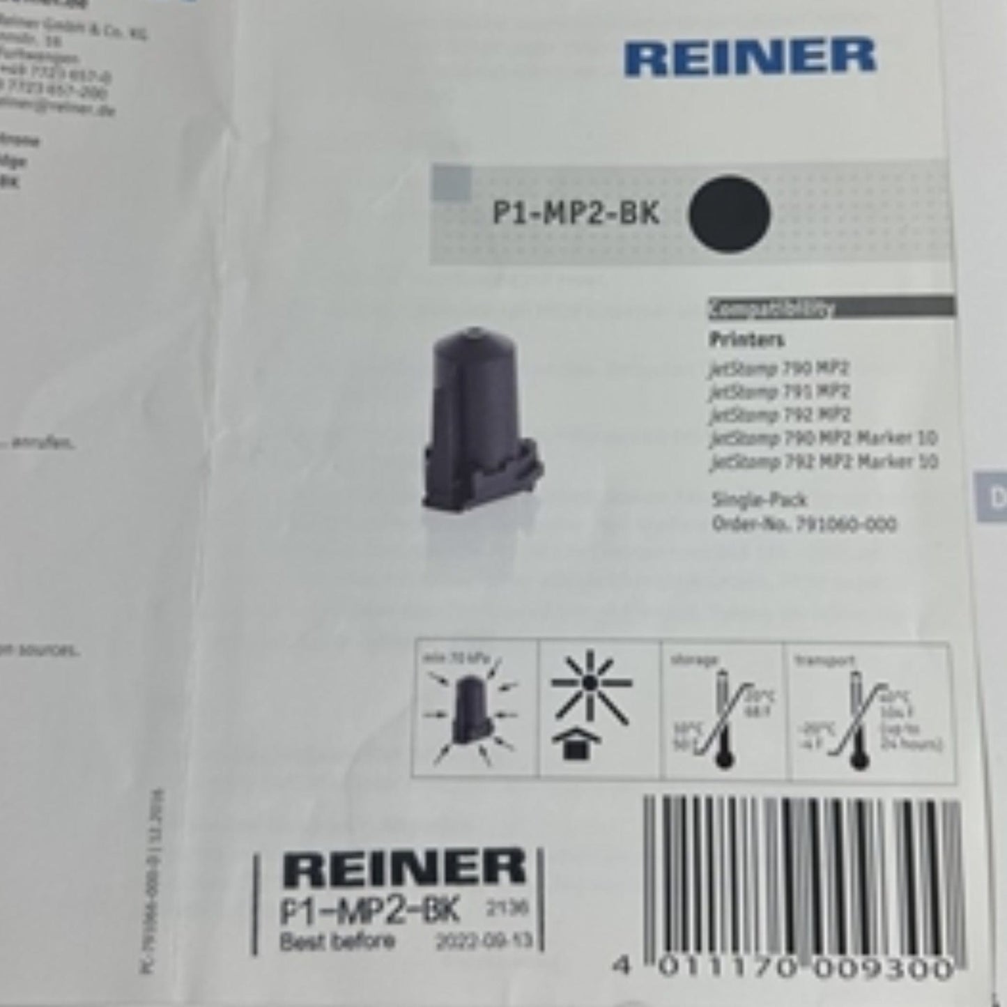 JetPrint Stamp - Reiner P1-MP2-BK - Neotech