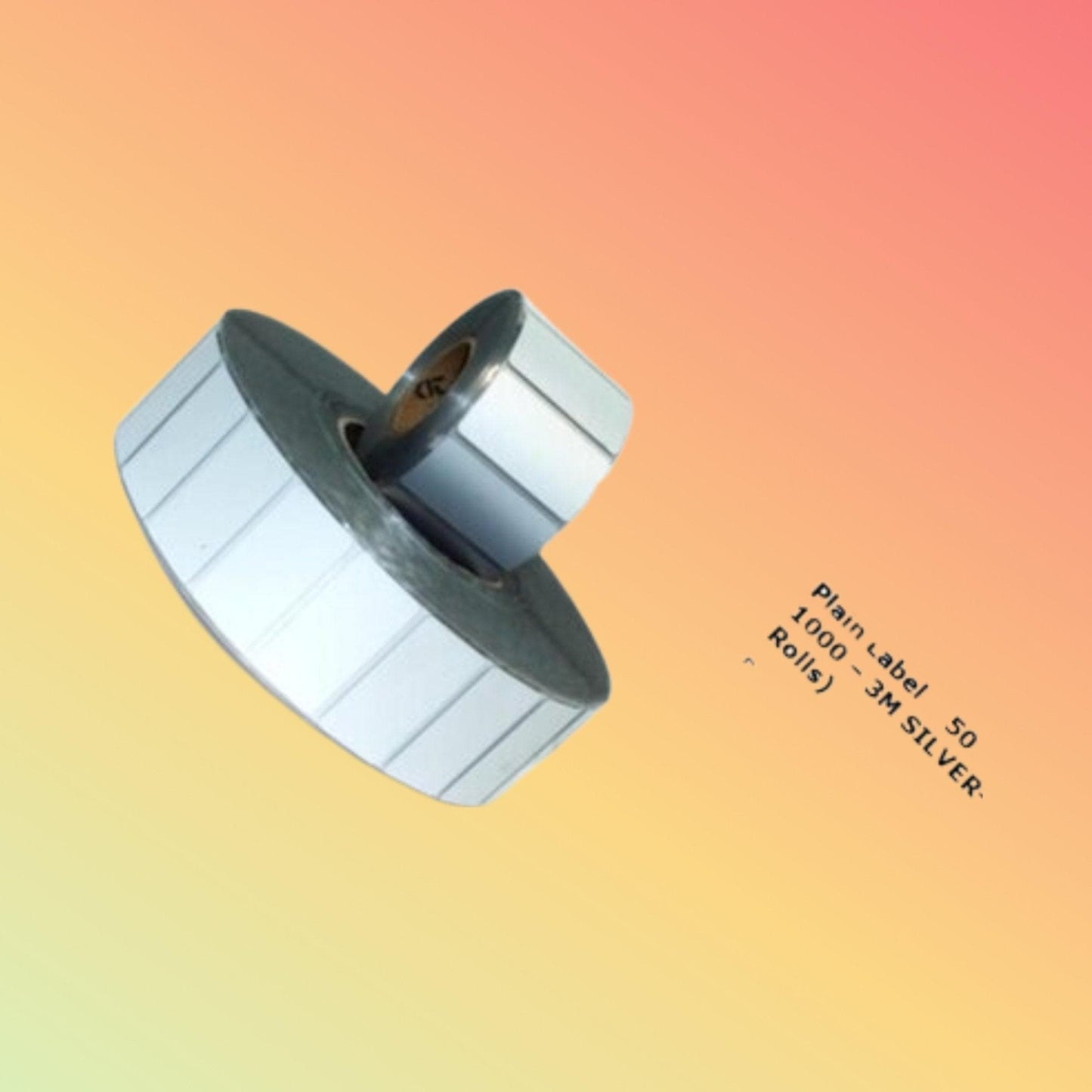 Labels & Tags - 50mm x 25mm Silver Synthetic - Neotech