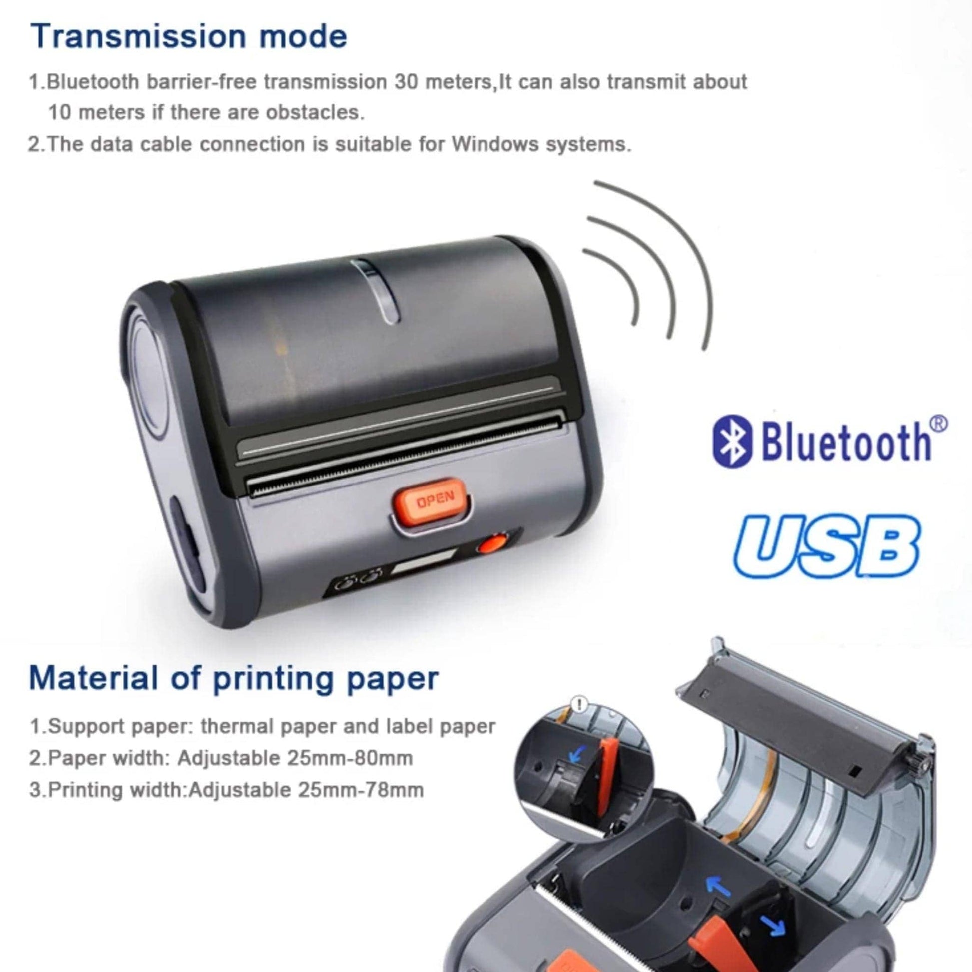 Mobile Printer - Postech PT-R110 (4inch) - Neotech