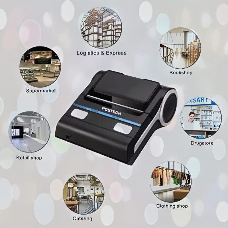 Compact Wireless Thermal Printer - POSTECH PT-R5802-01
